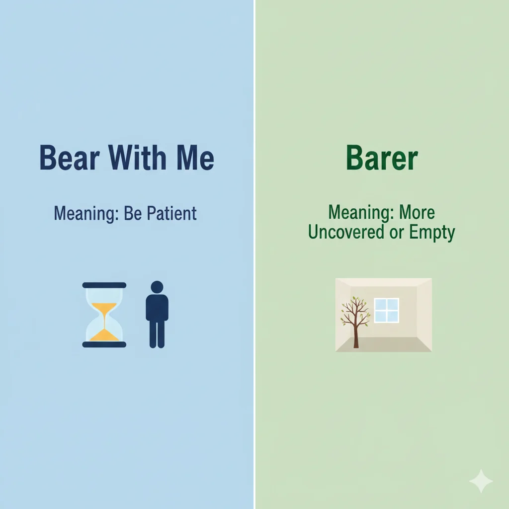 Bear With Me or Barer