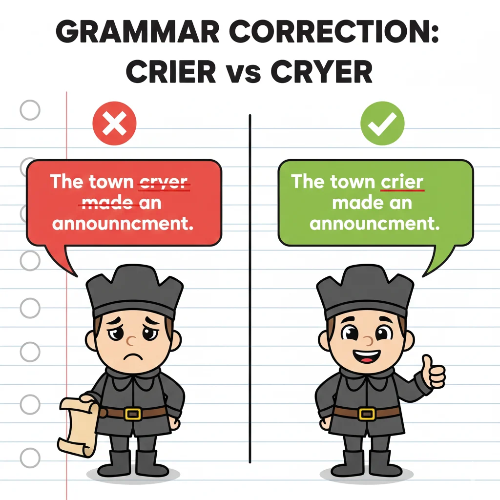 crier or cryer