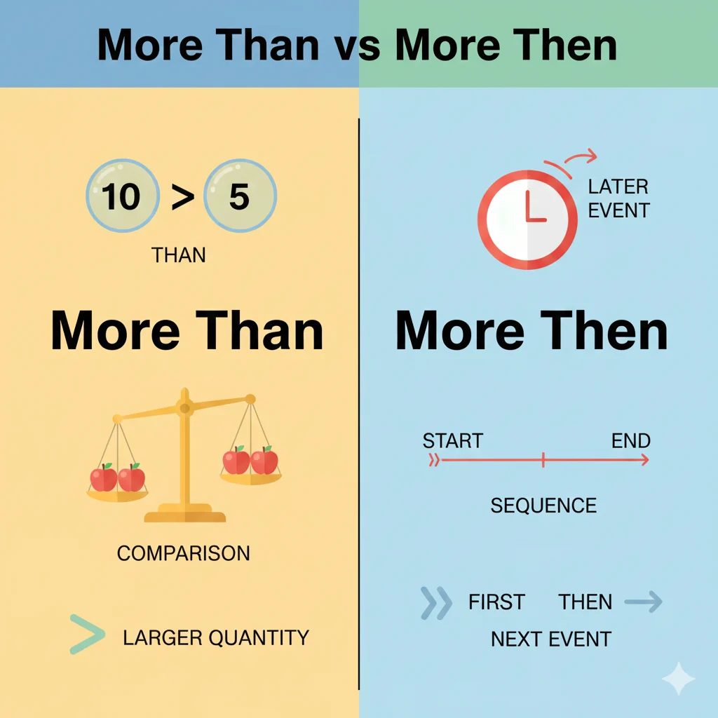 more than or more then