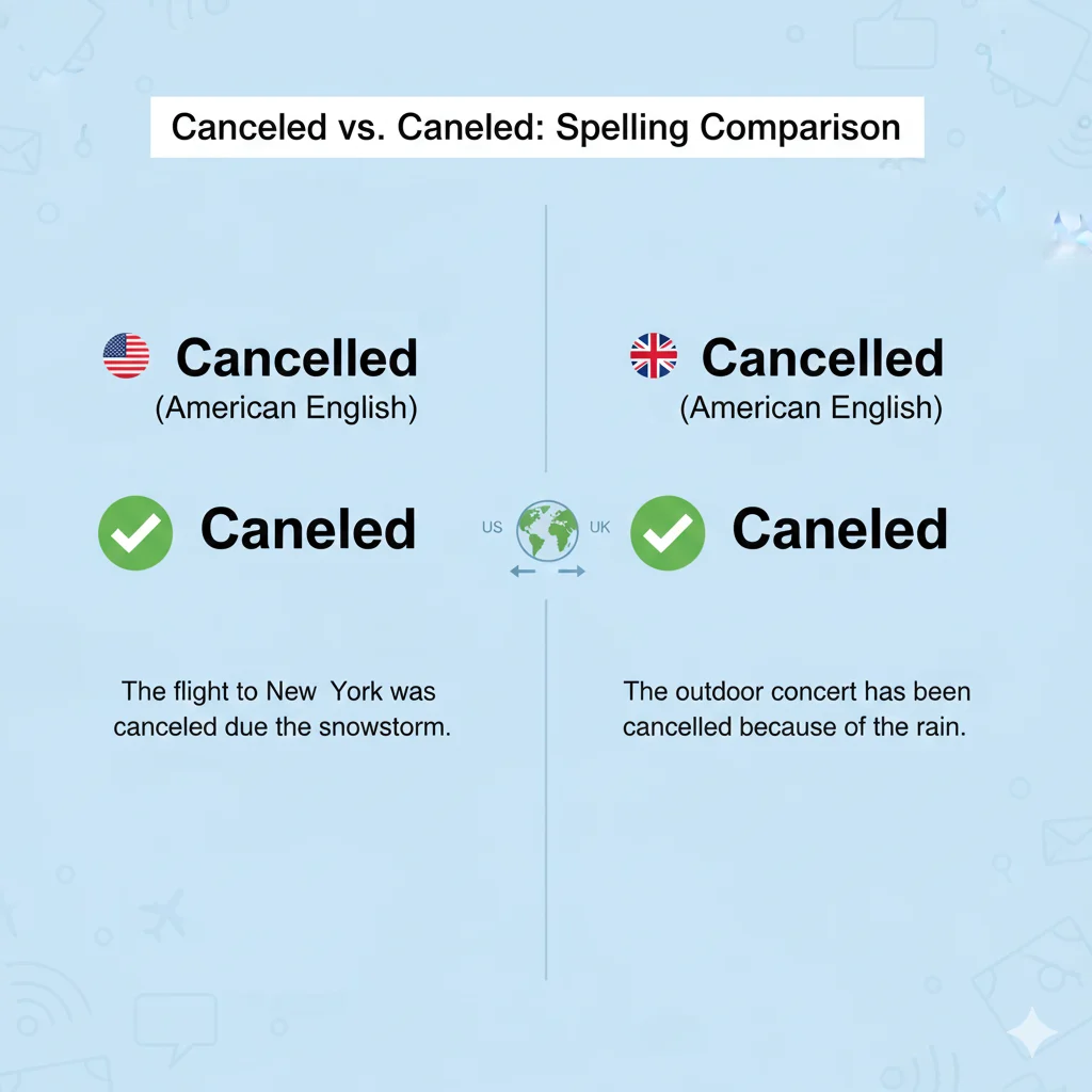 cancelled or canceled