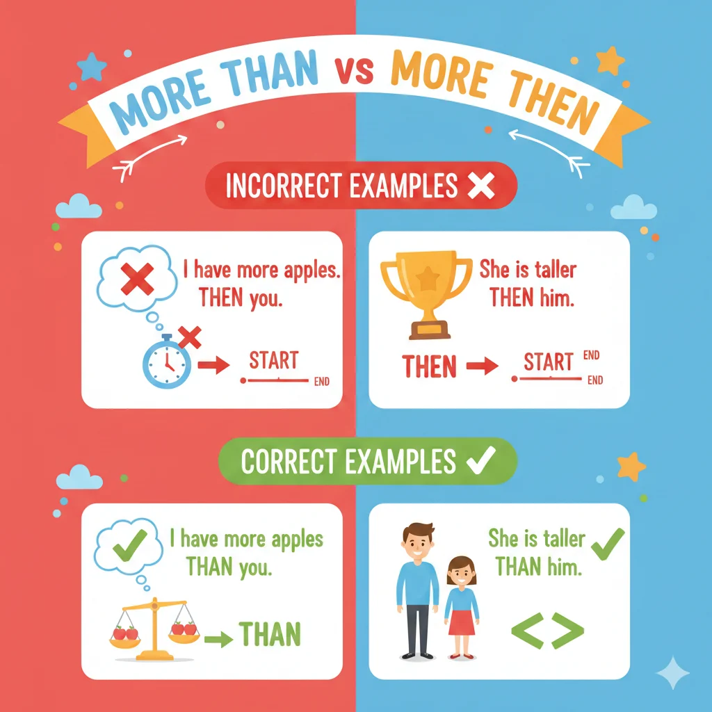 more than or more then