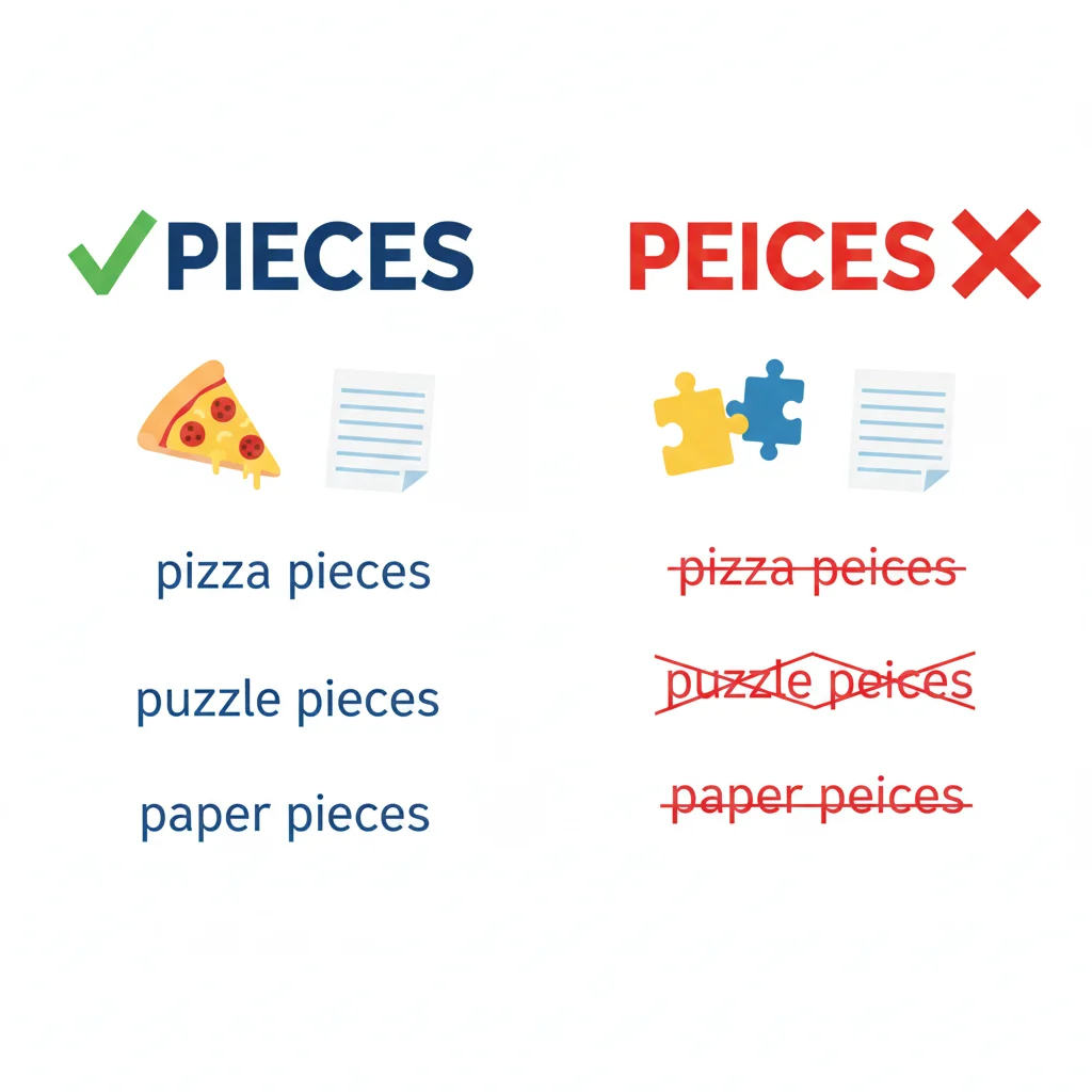 Peices or Pieces