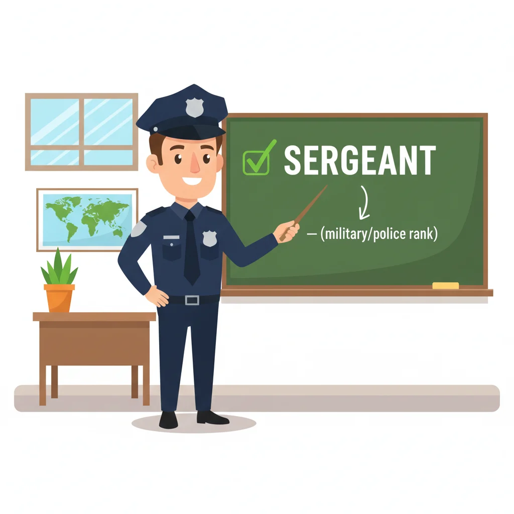 Sergeant or Sargent