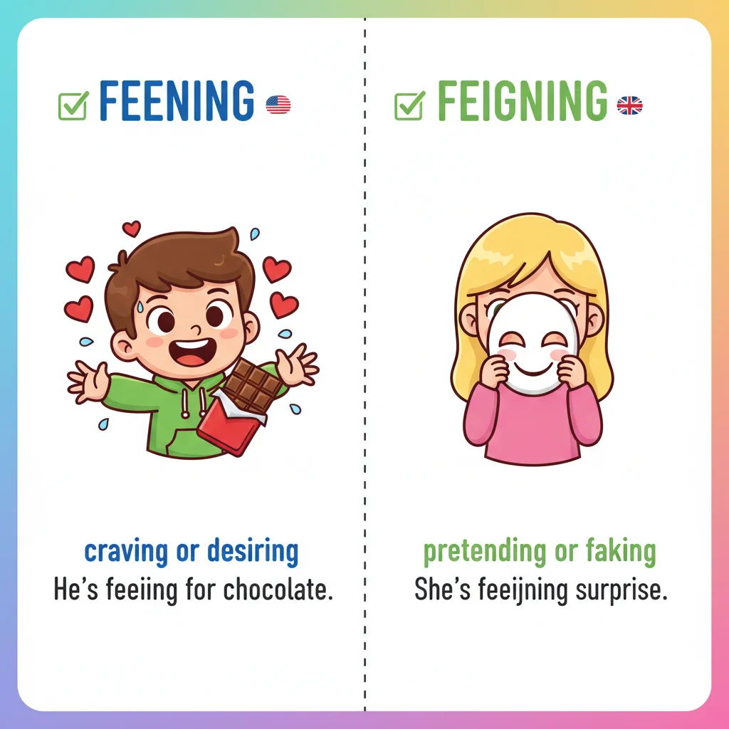 feening or feigning