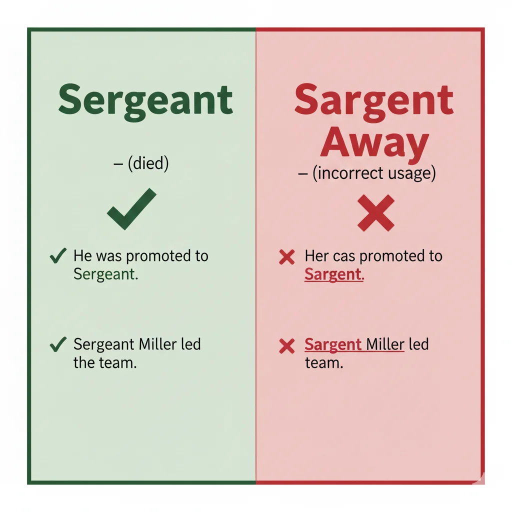 sergeant or sargent
