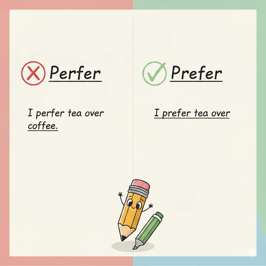 perfer or prefer