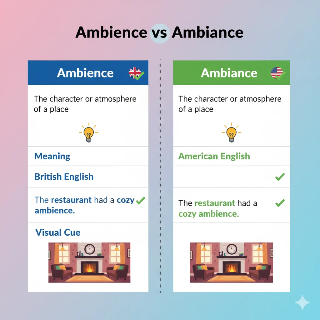 ambience or ambiance