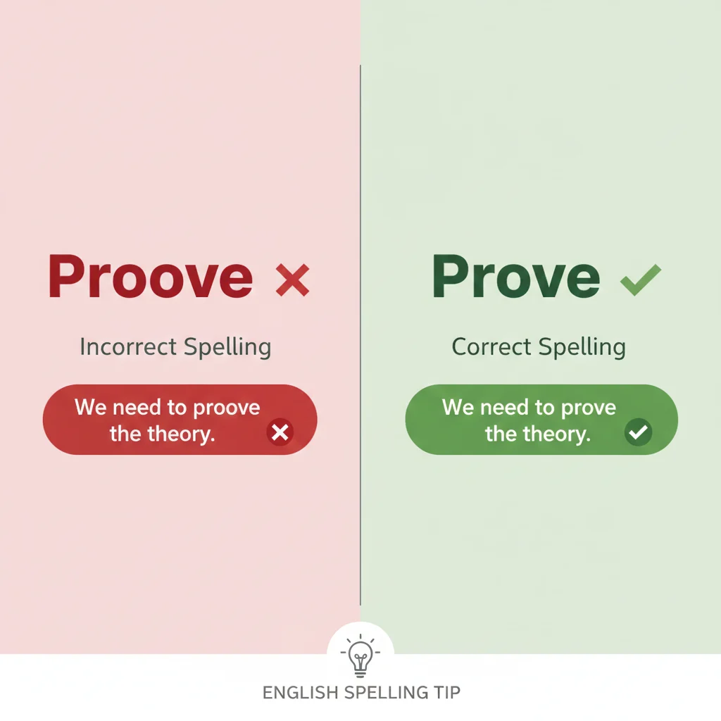 proove or prove