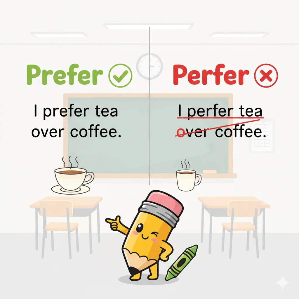 perfer or prefer