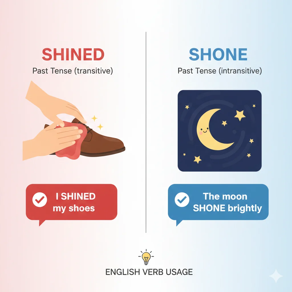 Shined or Shone