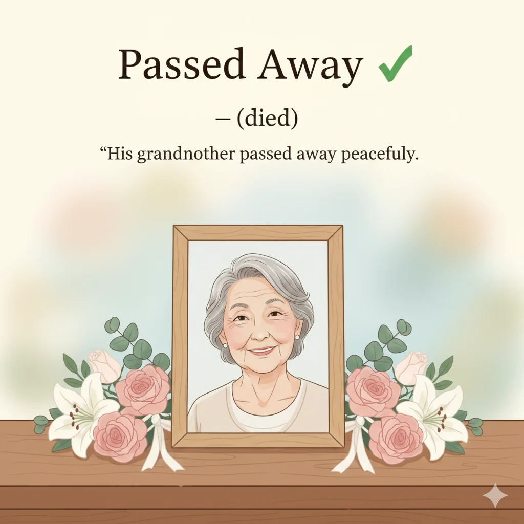 passed away or past away