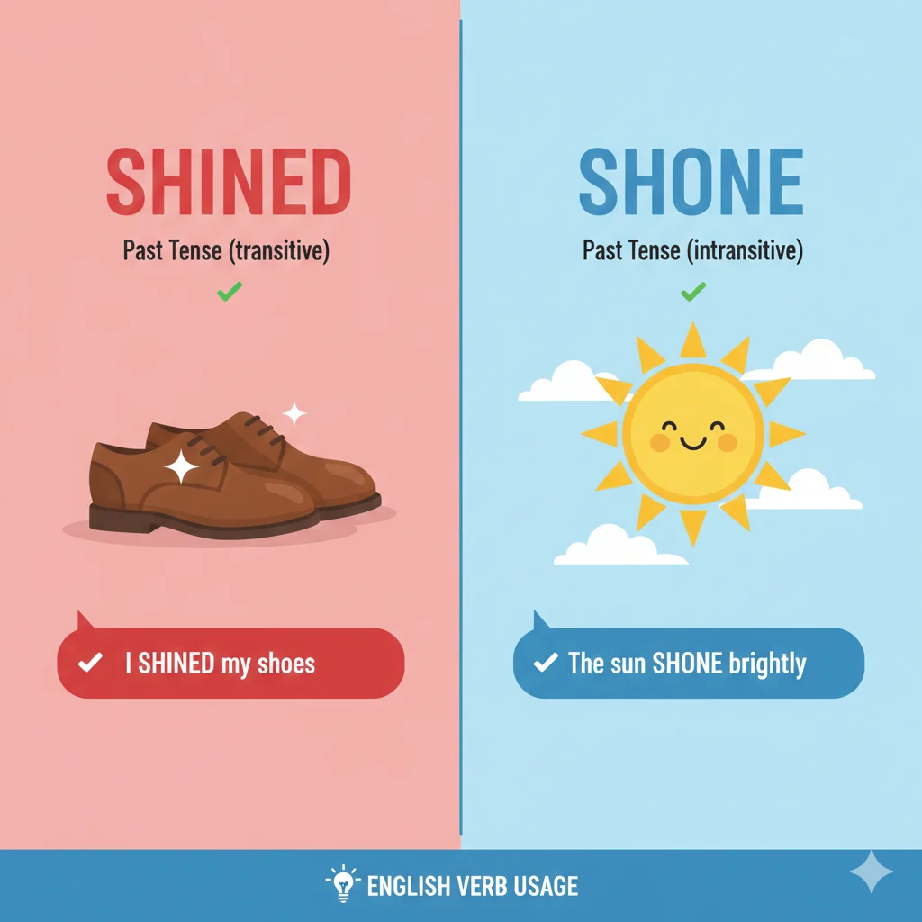Shined or Shone