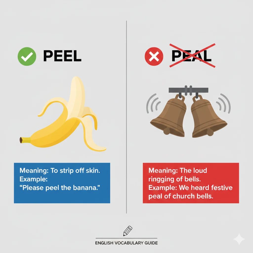 peel or peal