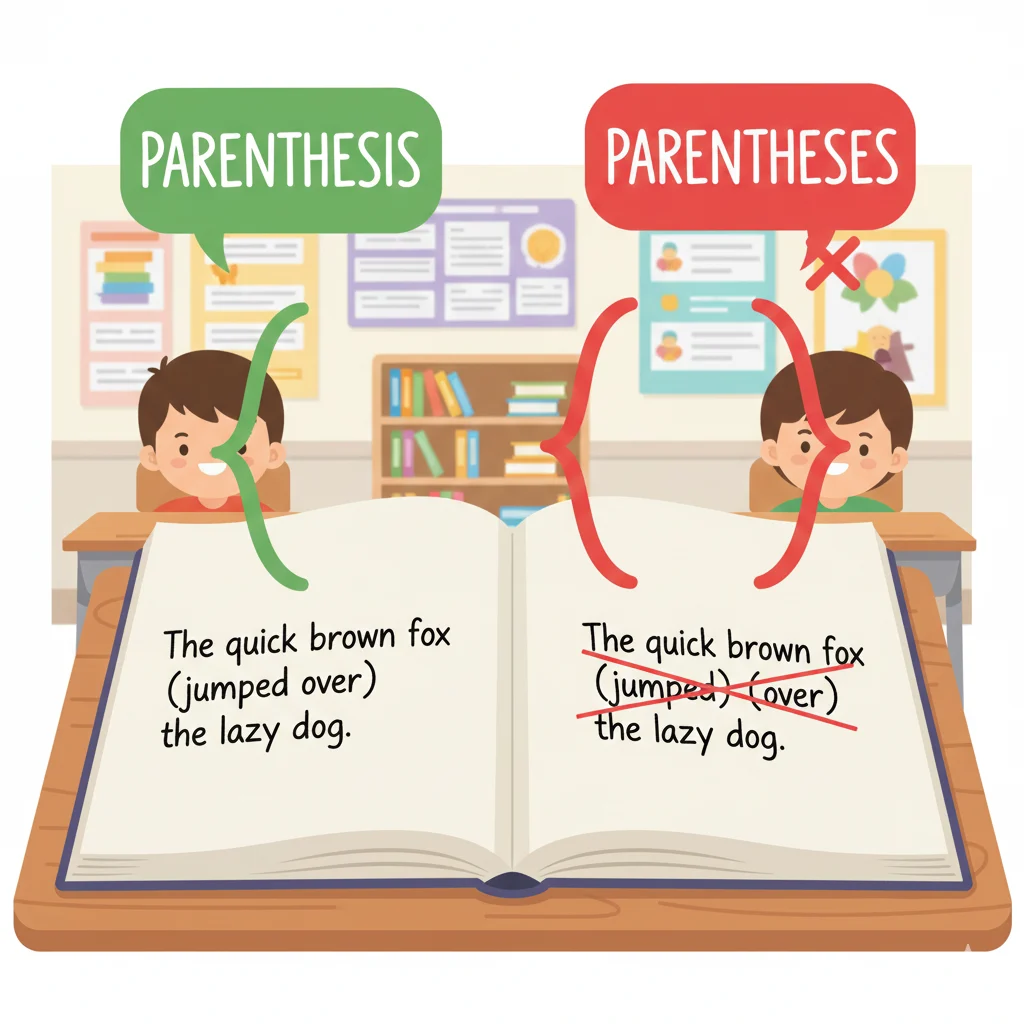 Parenthesis or Parentheses