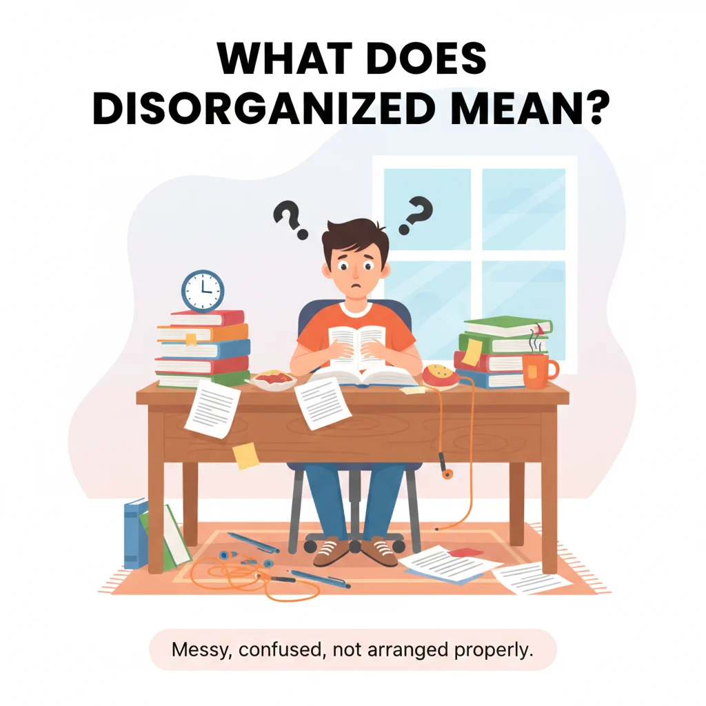 Disorganized or Unorganized