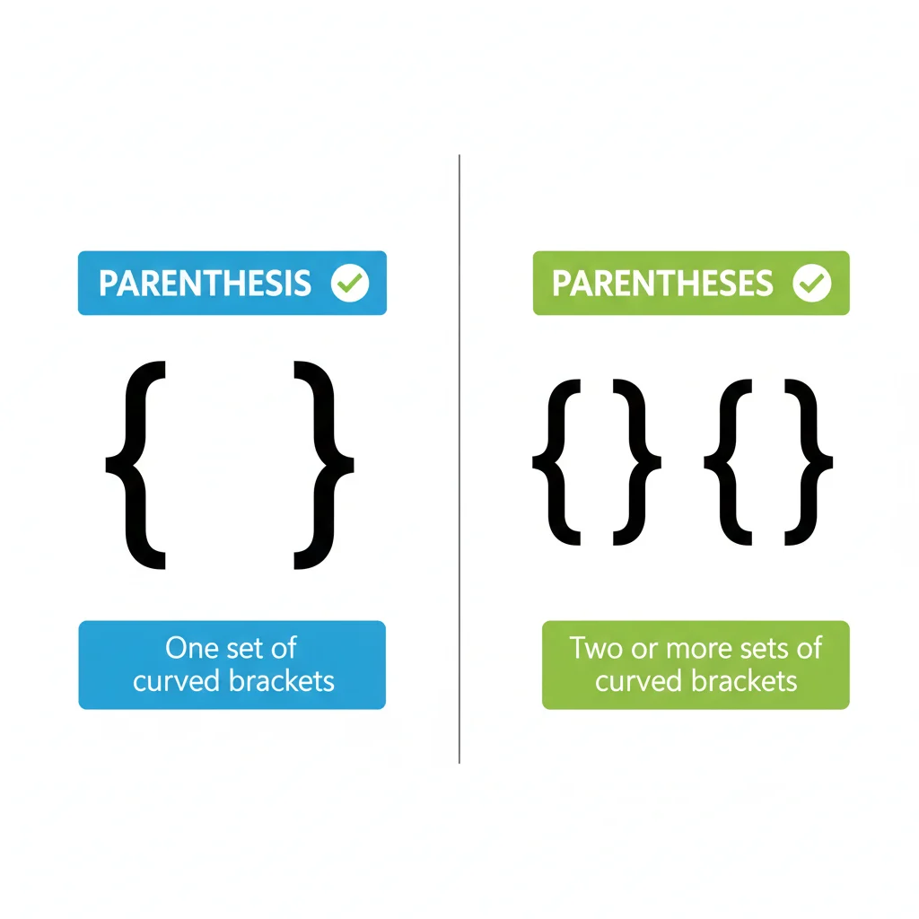 Parenthesis or Parentheses