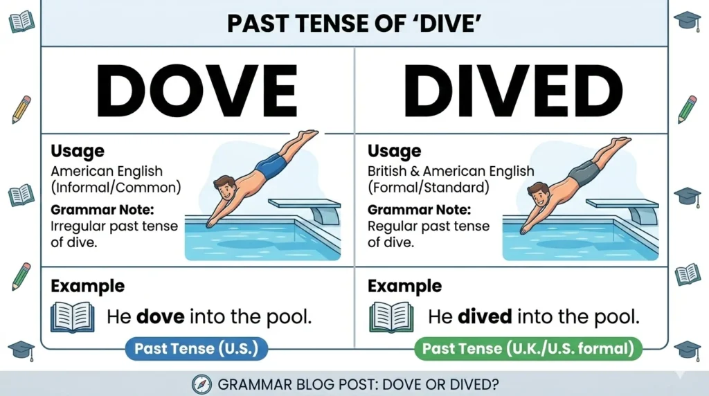 Dove or Dived