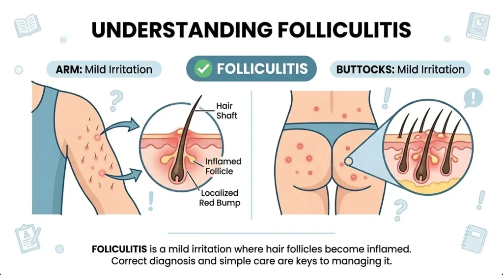folliculitis or herpes