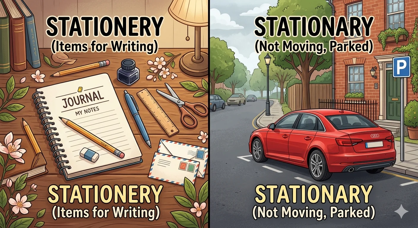 Stationary or Stationery